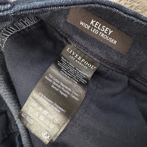 Liverpool Kelsey Wide Leg Trouser Jeans Women's size 12/31 - Picture 4 of 7